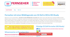 Desktop Screenshot of fernseher-32-zoll.de