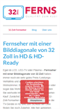 Mobile Screenshot of fernseher-32-zoll.de